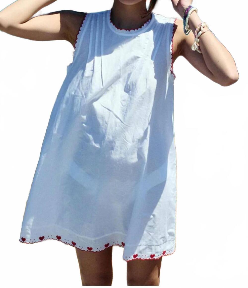 NEW CIAO LUCIA ebba mini dress in white